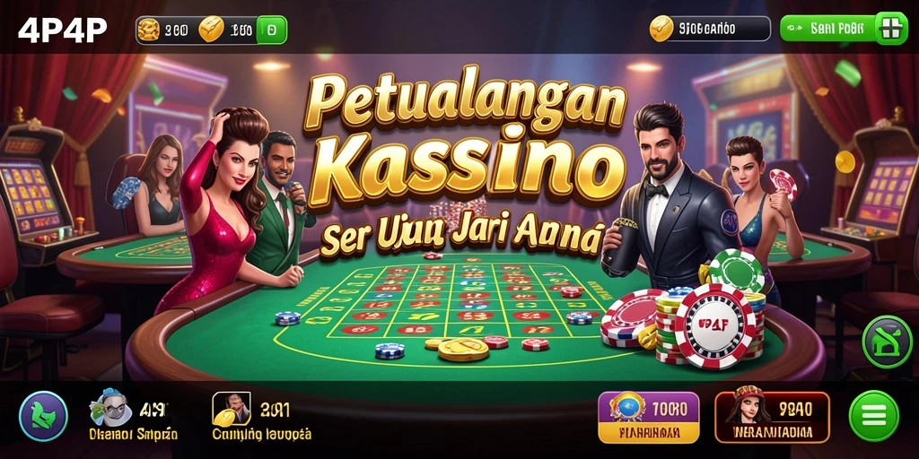 Tampilan game Kasino seru dengan grafis berkualitas tinggi.
