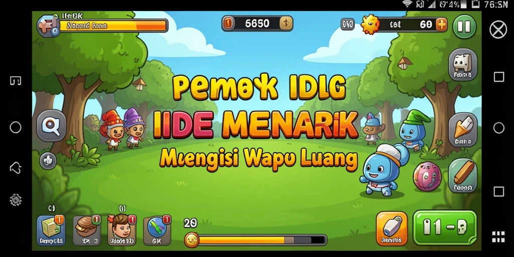 Tangkapan layar gameplay 66K yang menunjukkan aktivitas Idle yang menarik.