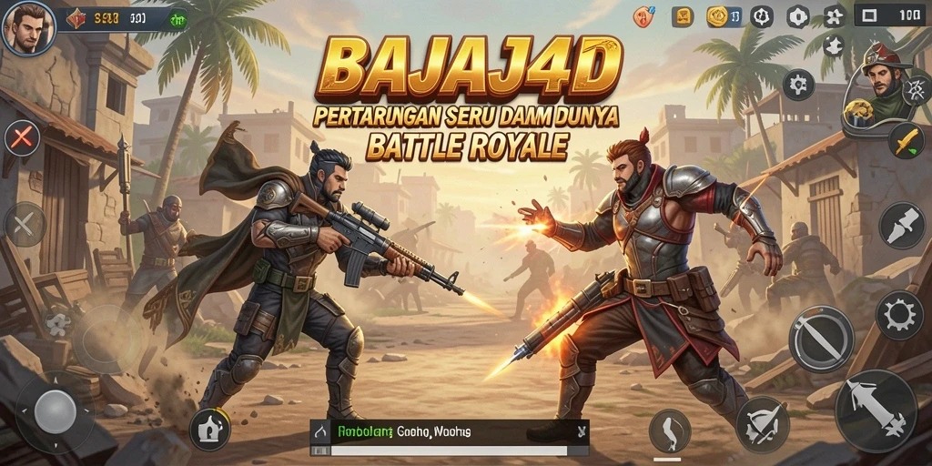 Gameplay seru BAJAJ4D dalam pertarungan Battle Royale.