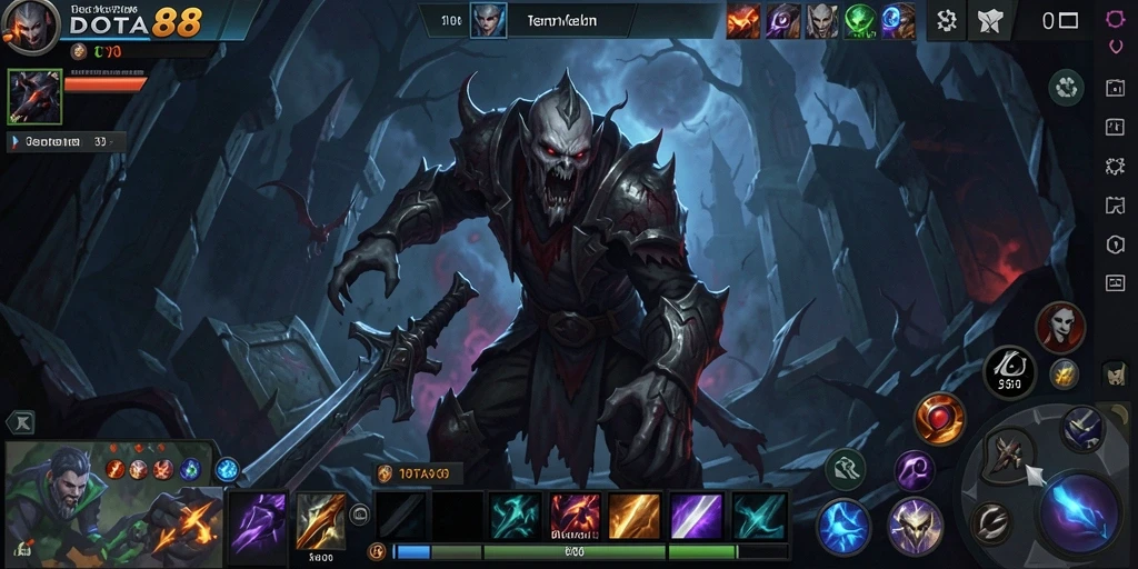 Screenshot menampilkan gameplay DOTA88 dengan suasana Horror yang menegangkan.