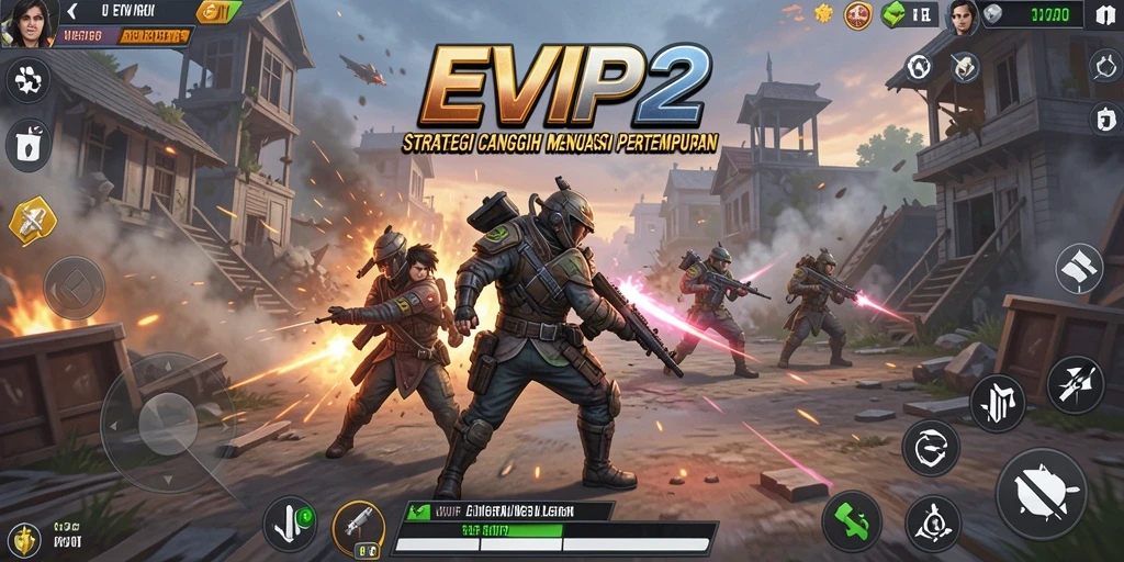 Screenshot gameplay EVIP2 menampilkan aksi strategi yang mendebarkan.