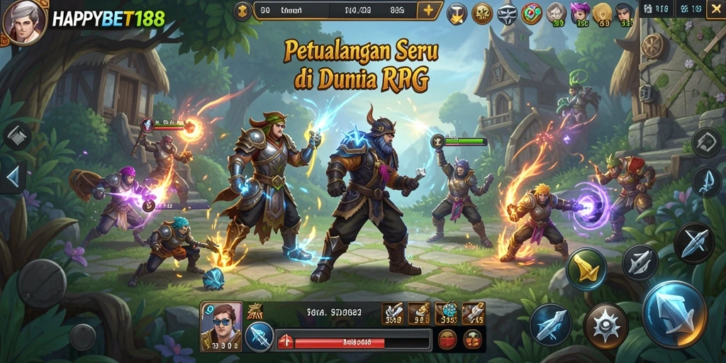 Tangkapan layar gameplay menampilkan petualangan seru di <strong>HAPPYBET188</strong>