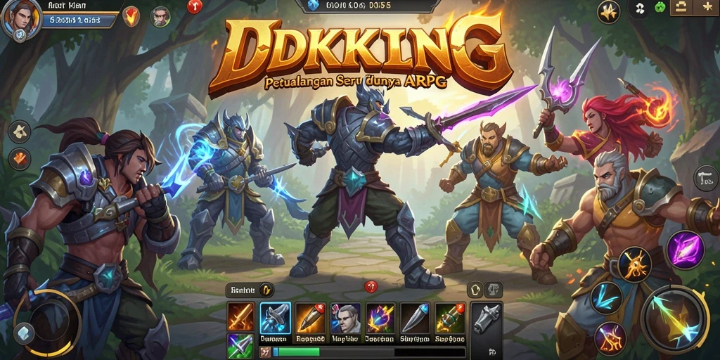 Screenshot gameplay menampilkan aksi seru dan grafis menawan IDRKING.