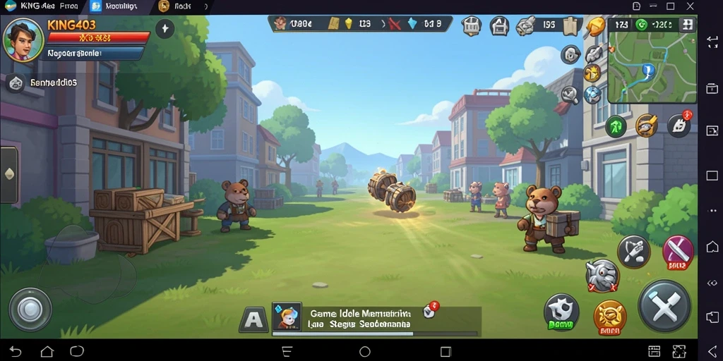 Screenshot gameplay KING403 menunjukkan pengalaman bermain Idle yang seru.