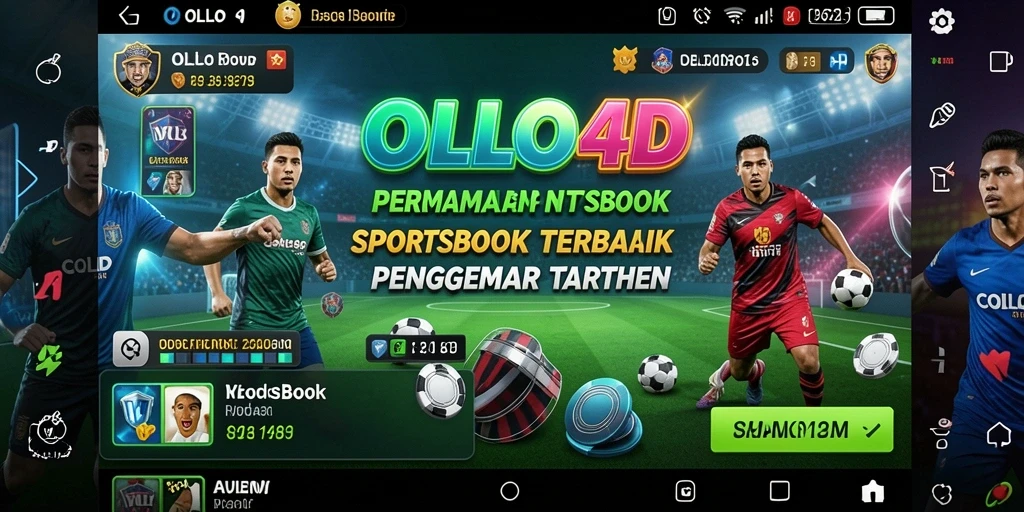 Tampilan screenshot utama OLLO4D menunjukkan fitur sportsbook yang menarik.
