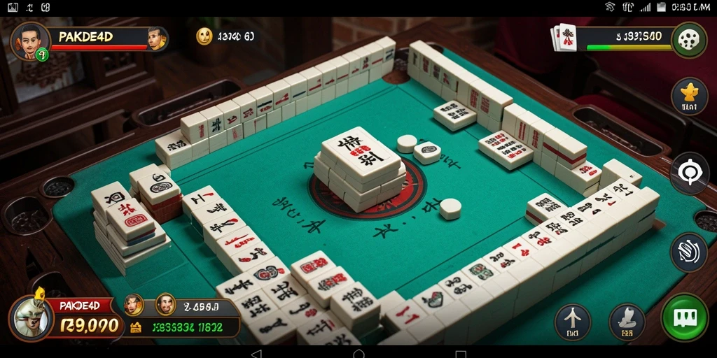 Screenshot gameplay PAKDE4D yang menunjukkan keseruan Mahjong.