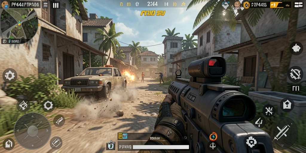 Tampilan gameplay PP444 yang seru dan menegangkan.